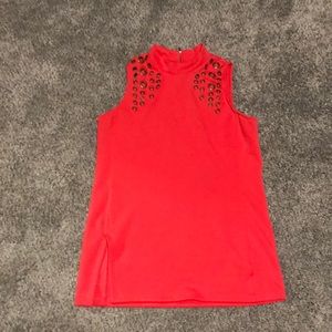 Unique turtle neck style tank